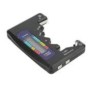 Digital Battery Capacity Tester Universal D C N AAA AA 9V 1.5V Button Cell Analyzer (Black)