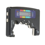 Digital Battery Capacity Tester Universal D C N AAA AA 9V 1.5V Button Cell Analyzer (Black)