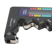 Digital Battery Capacity Tester Universal D C N AAA AA 9V 1.5V Button Cell Analyzer (Black)
