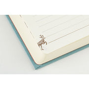 Midori Phil design Three Years Diary/Design Phil Green Diary 3 Years Continuous Use Door Light Blue 12,394,006