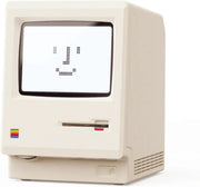 Bellatte Maclock WB-8 Retro Pixel Alarm Clock - 1984 Computer Style Desk Clock with Pixel LCD, Multiple Alarms, Calendar, Temperature, Adjustable Brightness, USB Desk Clock, Unique Tech Gift