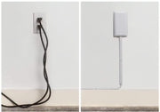 Sleek Socket Original & Patented Pet Proofing Outlet & Plug Concealer with Protective Cord Clips, 8-Foot Flat Extension Cord with Multiple Outlets, Safeguard from Chewing Dangerous Cords