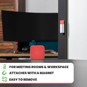 Luxafor Switch Pro – Wireless LED Status Light – Conference & Meeting Room and Workspace Availability Indicator a Remote Controller, Smart Office Solution