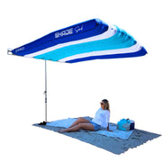 ShadeSock – The Ultimate Wind-Inflating Beach Shade – Silent, Non-Flapping Design, 8x10ft Auto-Directing Canopy – Light-Weight and Portable – Easy 2 Minute Set-Up