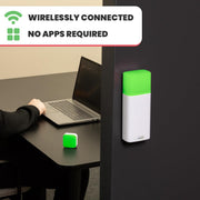 Luxafor Switch Pro – Wireless LED Status Light – Conference & Meeting Room and Workspace Availability Indicator a Remote Controller, Smart Office Solution
