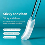 Sticky Ear Cleaning Sticks,Reusable Ear Cleaning Tools with Soft Rubber Head,Gentle Adhesive Ear Pick for Ear Wax Cleaning,Home Personal Care Hygiene Kit for Adults (24PCS, Large)