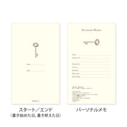 Midori Phil design Three Years Diary/Design Phil Green Diary 3 Years Continuous Use Door Light Blue 12,394,006