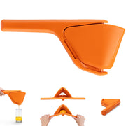 Dreamfarm Original Orange Fluicer Easy-Squeeze Fold-Flat Citrus Juicer - 11 Inch, Suits All Citrus