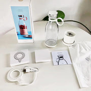 Portable Juicer Blender,Fresh Juice Blender,350ml Wireless Portable Electric Juicer，fresh juice blender portable，suitable for making fruit juice, milkshakes, and smoothies