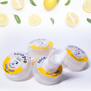 Hand Pop Lemon Scented Wipes - 24 Pack of Travel Size Wet Towelettes, Alcohol-Free, Wipes for Skin Hydration, Convenient, Eco-Friendly, Refreshing, Fits in Gym Bag, Purse, Pocket, or Luggage