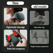 LNTVOM Siaasoo Neck Massager,Siaasoo Massage Neck,Real Hands Massager,Kneading Massager N4,Tissue Shiatsu Electric Massage Master for Shoulder,Rechargeable USB-C, for Necks, Back