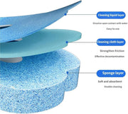 Disposable Toilet Brush, Disposable Toilet Cleaner, Powerful Cleaning, Extended Handle for Toilet Bowl Cleaners,Bathroom Cleaning, Bathtub (24, Gray)