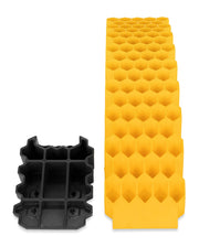 Camco Camper/RV Curved Trailer Aid | Features 6.5" of Lift & Includes Wheel Chock and Rubber Base Pad | Designed for Trailers Up to 20,000lbs & Compatible w/ Tires Up to 32" (44436)