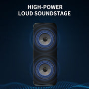CYBORIS 2 in 1 Portable Splittable Bluetooth Speaker, Waterproof Split Wireless Speaker Bluetooth V5.3 with 20W Loud Stereo Sound, 24H Playtime, True Wireless Pairing for Home, Outdoor or Travel