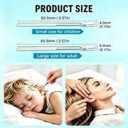 Sticky Ear Cleaning Sticks,Reusable Ear Cleaning Tools with Soft Rubber Head,Gentle Adhesive Ear Pick for Ear Wax Cleaning,Home Personal Care Hygiene Kit for Adults (24PCS, Large)