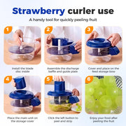 Grape Peeling Machine, Electric Garlic Peeler, Upgraded Automatic Peeling Machine for Small Fruit, Garlic Peeler Skin Remover Tool for Kitchen Gadgets (1 pack)