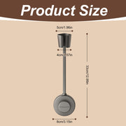 gzpynsgaoh Hair Dryer Stand Hands Free Wall, 360 Adjustable Hose Positionable Arm and strong adhesive Suction Cup Hair dryer storage rack for Mirror and Ceramic Tile (Grey 1Pack)