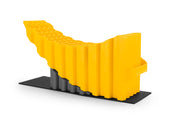 Camco Camper/RV Curved Trailer Aid | Features 6.5" of Lift & Includes Wheel Chock and Rubber Base Pad | Designed for Trailers Up to 20,000lbs & Compatible w/ Tires Up to 32" (44436)