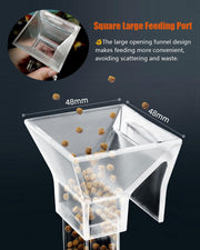 KINGYEENUO Shrimp Feeding Dish Set, Aquarium Fish Feeder Tube Kit with Feeding Ring, Cleaning Brush, Fish Tank Feeding Tube for Fish Tank