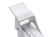 KitchenArt Buttermate Butter Cutter Slicer, Measuring Dispenser and Keeper, White