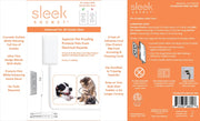 Sleek Socket Original & Patented Pet Proofing Outlet & Plug Concealer with Protective Cord Clips, 8-Foot Flat Extension Cord with Multiple Outlets, Safeguard from Chewing Dangerous Cords