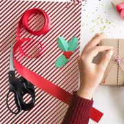 Professional Laser Guided Scissors - for Fabric, Paper, Crafts | Ergonomic Handle, 30Cr13 Stainless Steel, Magnetic Storage