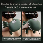 LNTVOM Siaasoo Neck Massager,Siaasoo Massage Neck,Real Hands Massager,Kneading Massager N4,Tissue Shiatsu Electric Massage Master for Shoulder,Rechargeable USB-C, for Necks, Back