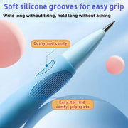 Inclock Handwriting thick mechanical pencils with grip: 2.0MM HB Pencil for kids with 14 leads (6 pack)