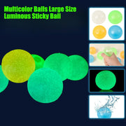 YAMIELO LumiBalls - 12 Pack LumiBall Sticky Balls for Ceiling & Wall, Glow in The Dark Sticky Stress Balls (12 Pack)