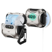 ESR for AirPods Pro 3 Case (2025), Compatible with Airpods Pro 3rd Generation Case (USB-C Cable), Effortless MagSafe, Drop-Proof Lock, Easy Open, Cyber Series, Titanium