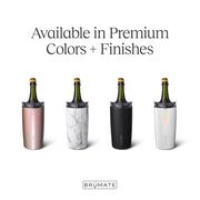 BrüMate Togosa 2-in-1 Wine Chiller Bucket & Pitcher | 100% Leakproof Locking Lid | Portable Chiller Fits Most Wine, Champagne, & Liquor Bottles | Perfect Wine Gift | 49oz (Matte Black)