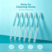 Sticky Ear Cleaning Sticks,Reusable Ear Cleaning Tools with Soft Rubber Head,Gentle Adhesive Ear Pick for Ear Wax Cleaning,Home Personal Care Hygiene Kit for Adults (24PCS, Large)