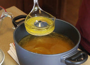Fatsoff Soup Scoop Fat Skimmer - Efficient Fat Separator for Soups, Stews, and Broths - Removes Fat Quickly and Easily - Made in USA, Original Inventor