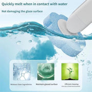 Disposable Toilet Brush, Disposable Toilet Cleaner, Powerful Cleaning, Extended Handle for Toilet Bowl Cleaners,Bathroom Cleaning, Bathtub (24, Gray)