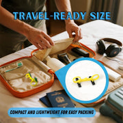 Youtog Fast Bald Hair Clipper, Mens Manual Bald Head Razor, Self-Haircut Trimmer Kit for Head, Beard, and Body, Double Heads Fast, for Home & Travel (1PCS)