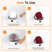 Arien Hat Shaper, Automatic Cap Cleaner, Hat Care Machine Steam Cleaning & Ironing and Drying for Bucket hat Baseball Cap, Restore Misshapen Hat, Hat Saver