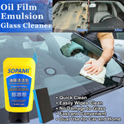 Sopami Oil Film Cleaning Emulsion,Sopami Oil Film Emulsion Glass Cleaner, Sopami Car Glass Oil Film Cleaner, Quick Effect Coating Agen,Glass Oil Film Remover, Auto Glass Oil Film Cleaning Milk