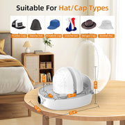Arien Hat Shaper, Automatic Cap Cleaner, Hat Care Machine Steam Cleaning & Ironing and Drying for Bucket hat Baseball Cap, Restore Misshapen Hat, Hat Saver