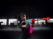 XSHOT Pro Motorized Piston Pump AEB with 40 Air Pocket Technology Half Darts by ZURU, Motorized Dart Blaster Outdoor Toy, Teens and Adults Aged 14+