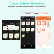 Smart Pen and Notebook - Smartpen Writing Set, Digital Smart pens for Note Taking, Real-time Sync for Digitizing, Storing, and Sharing Paper Notes, Compatible with ipad, iPhone and Android Smartphone
