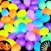 JOYIN 72 Pcs Easter Eggs with 144 Pcs Mini Glow Sticks for Kids Glow-in-The-Dark Basket Stuffers Fillers Gift, Easter Eggs Hunt Game Party Favors Classroom Decorations Supplies