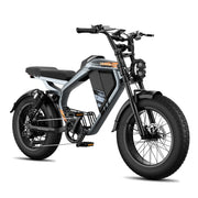 M5 Electric Bike for Adults/Teen,1500W Peak Motor 32 MPH, 48/15AH-35AH Dual Battery, 60/100 Miles 20" Fat Tire Electric Dirtbike, City Moped Electric Motorcycle for Adults Full Suspenssion Road Ebikes
