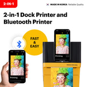 KODAK Dock ERA Plus 4PASS Instant Photo Printer, 4x6 inches, 50 Sheets Bundle