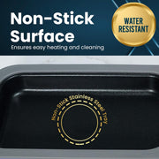 Hot Bento PLUS Self Heated Lunch Box and Food Warmer Removeable Battery Powered, Portable, Cordless, Hot Meals for Office, Travel, Jobsite, Picnics, Outdoor Recreation, Kitchen Meal Prep (Ruby)