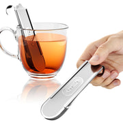Feelife Tea Infuser for Loose Leaf Tea, 2-in-1 Tea Scoop Infuser Fine Mesh Tea Strainers for Loose Tea Single Cup, 304 Stainless Steel Loose Leaf Tea Steeper