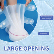 JEVRKAPZ Waterproof rain Shoe Covers Not-Slip Durable Rain Shoe Covers Reusable Silicone Shoe Protectors Sand Control Foldable Rain Snow Boots Overshoes for Man and Women (Gray, XXL)