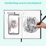 Smart Pen and Notebook - Smartpen Writing Set, Digital Smart pens for Note Taking, Real-time Sync for Digitizing, Storing, and Sharing Paper Notes, Compatible with ipad, iPhone and Android Smartphone