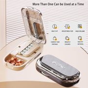 Pill Cutter Splitter for Small and Tiny Pills - 1/2 & 1/4 Adjustable Pill Splitter with Centering Device for Cutting Multiple Pills, Accurate Alignment and Easy to Use (Black)