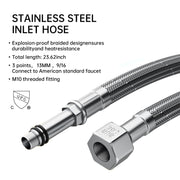 KINSE Bathroom Sink Faucet, Dog-Shaped Faucet Single-Handle Single -Hole Faucet 9/16" Connection, with Flexible Flexible Hose，360° Rotatable Spout, Suitable for Vanity Sink，Kids Room (Yellow