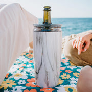 BrüMate Togosa 2-in-1 Wine Chiller Bucket & Pitcher | 100% Leakproof Locking Lid | Portable Chiller Fits Most Wine, Champagne, & Liquor Bottles | Perfect Wine Gift | 49oz (Matte Black)